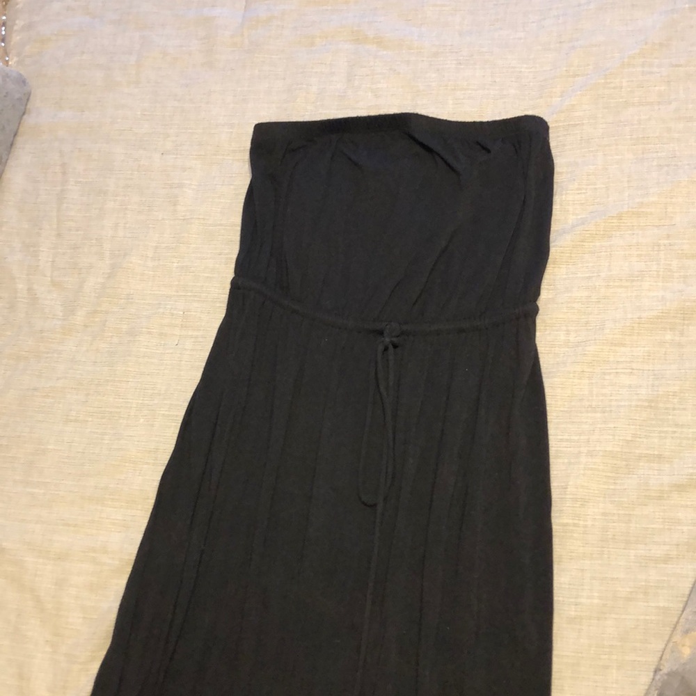 Black stretchy tube top Maxi dress